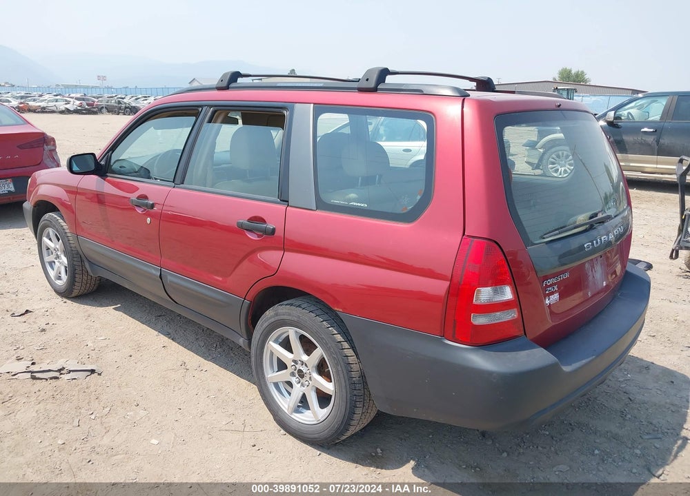 2005 SUBARU FORESTER 2.5X VIN: JF1SG63695G755482