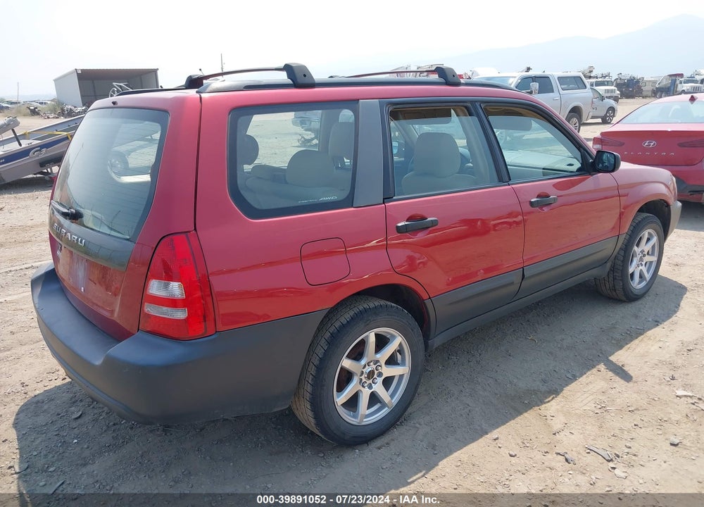 2005 SUBARU FORESTER 2.5X VIN: JF1SG63695G755482