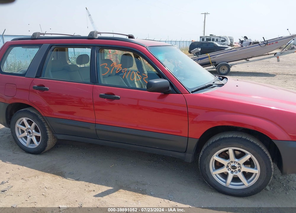 2005 SUBARU FORESTER 2.5X VIN: JF1SG63695G755482