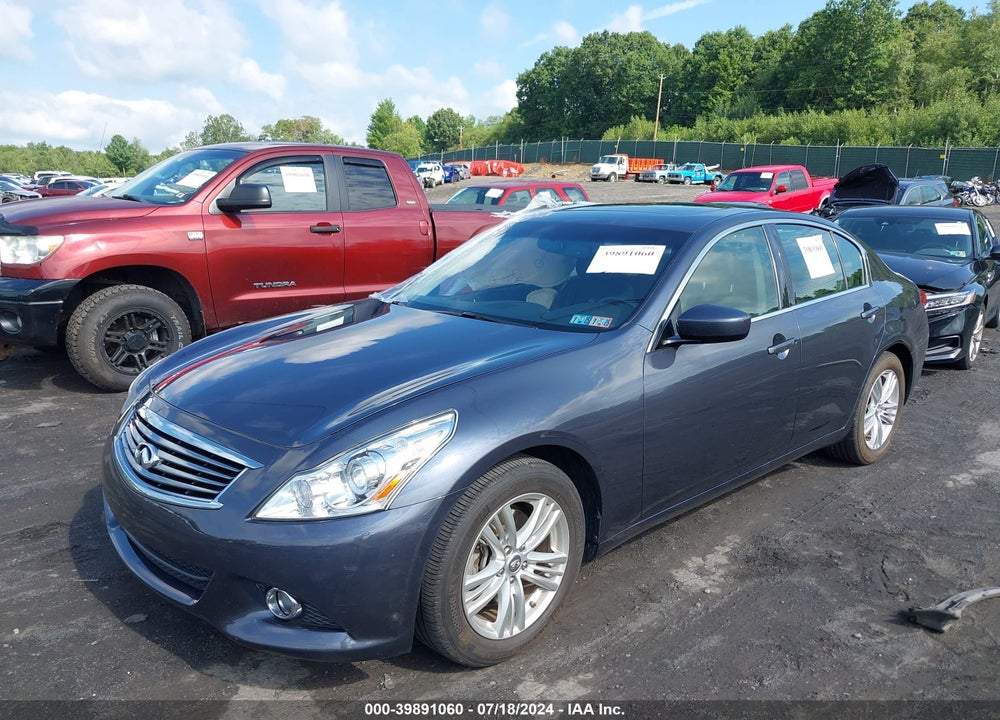 2013 INFINITI G37X VIN: JN1CV6AR3DM757393