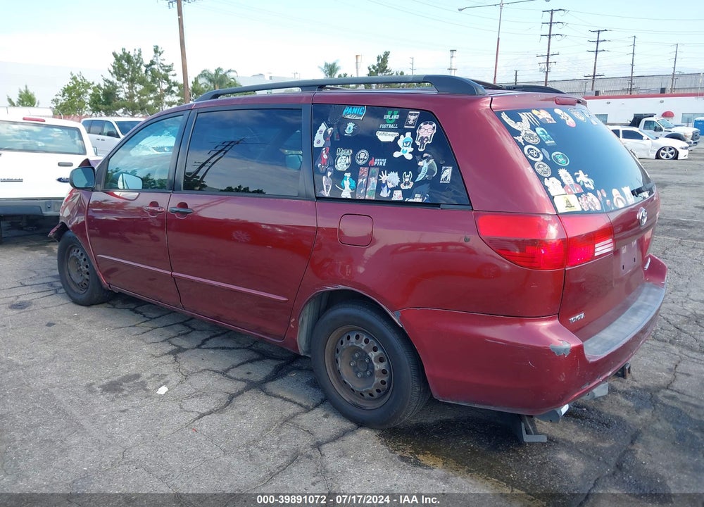 2005 TOYOTA SIENNA LE VIN: 5TDZA23C65S260851