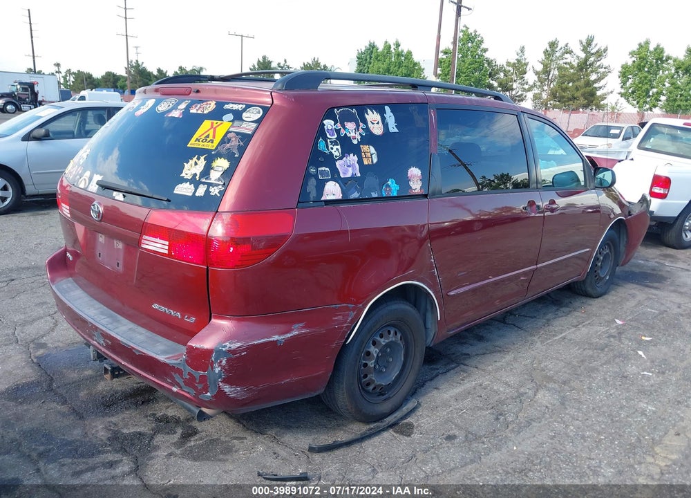 2005 TOYOTA SIENNA LE VIN: 5TDZA23C65S260851