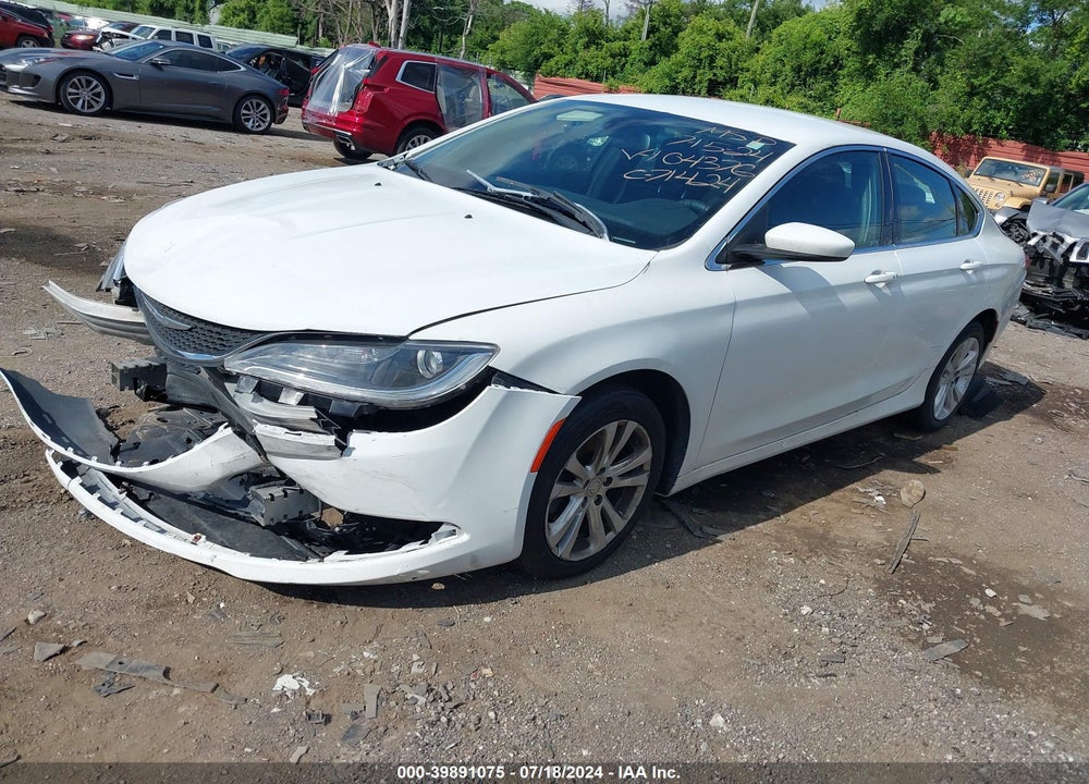 2016 CHRYSLER 200 LIMITED VIN: 1C3CCCAB5GN104376