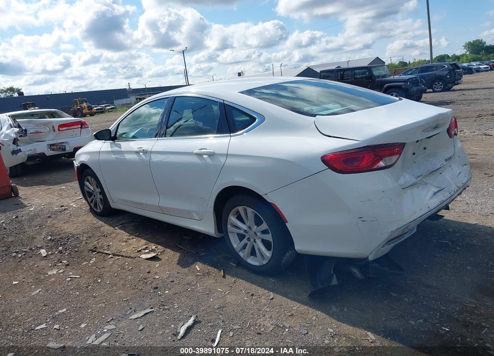 2016 CHRYSLER 200 LIMITED VIN: 1C3CCCAB5GN104376
