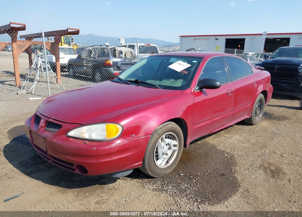 2005 PONTIAC GRAND AM SE VIN: 1G2NE52E25M196248