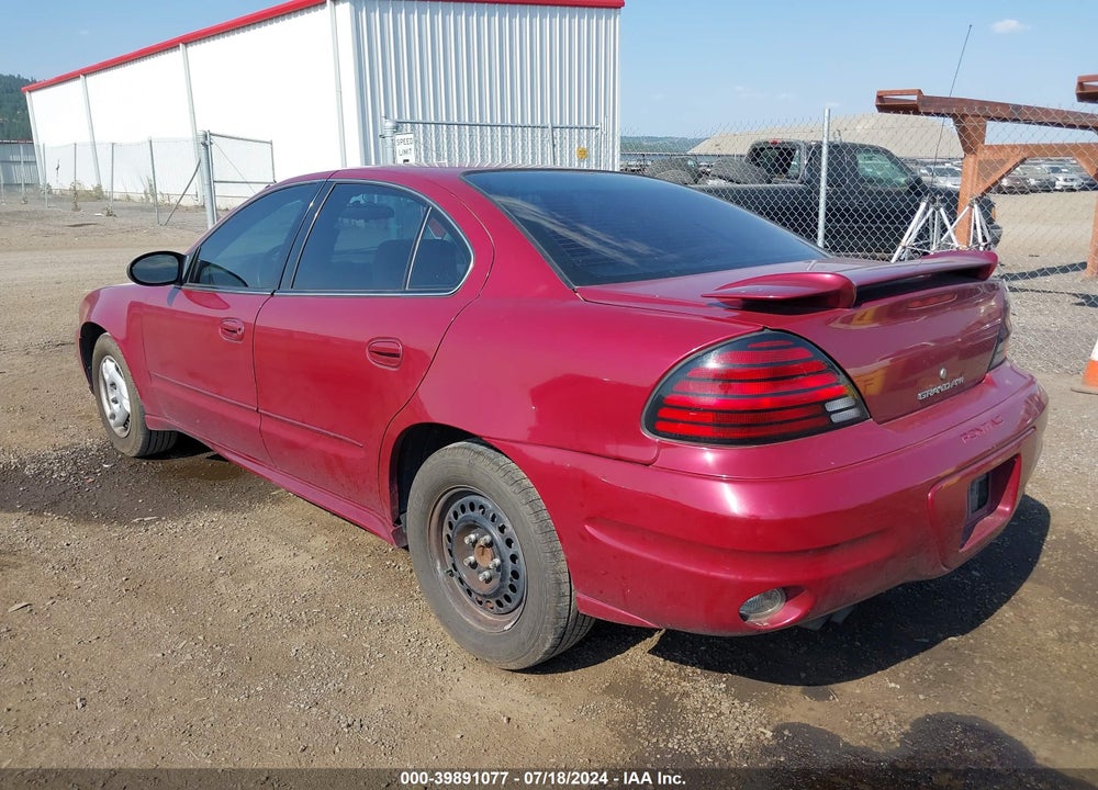 2005 PONTIAC GRAND AM SE VIN: 1G2NE52E25M196248