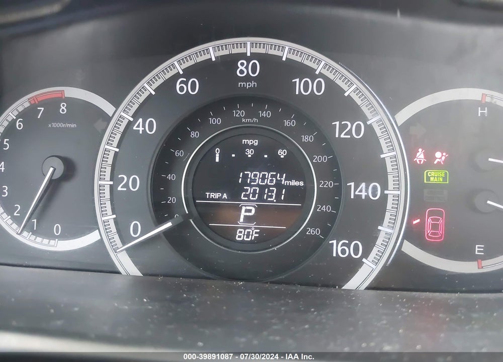 2015 HONDA ACCORD EX-L V-6 VIN: 1HGCR3F80FA019458