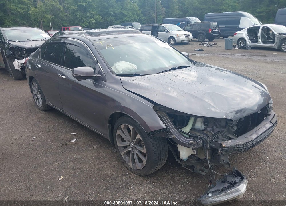 2015 HONDA ACCORD EX-L V-6 VIN: 1HGCR3F80FA019458