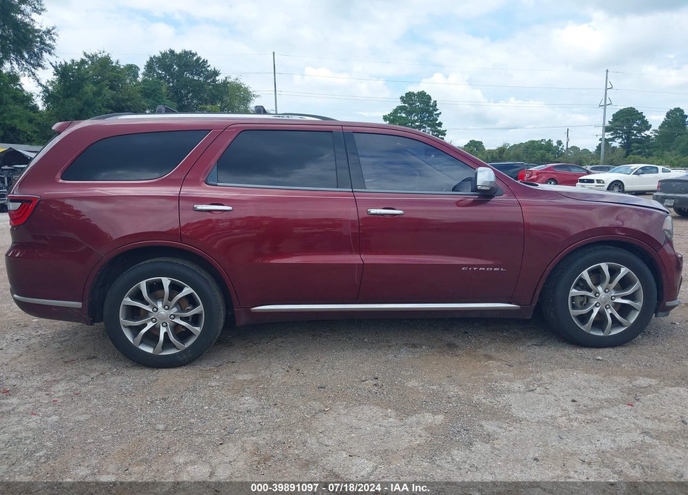 2016 DODGE DURANGO CITADEL ANODIZED PLATINUM VIN: 1C4RDHEG4GC396751