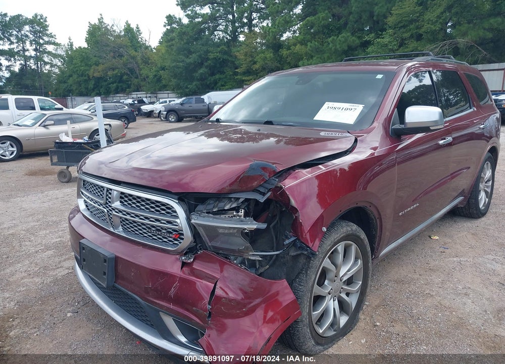 2016 DODGE DURANGO CITADEL ANODIZED PLATINUM VIN: 1C4RDHEG4GC396751