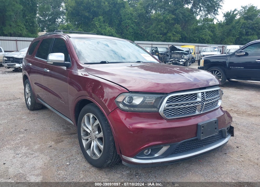 2016 DODGE DURANGO CITADEL ANODIZED PLATINUM VIN: 1C4RDHEG4GC396751
