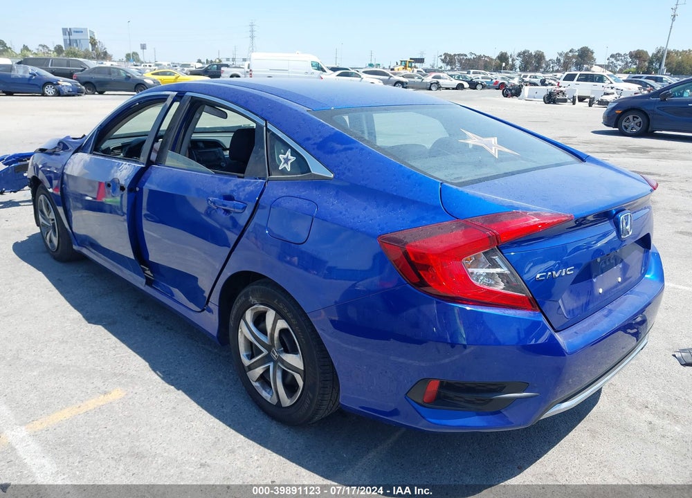 2020 HONDA CIVIC LX VIN: 2HGFC2F64LH597020