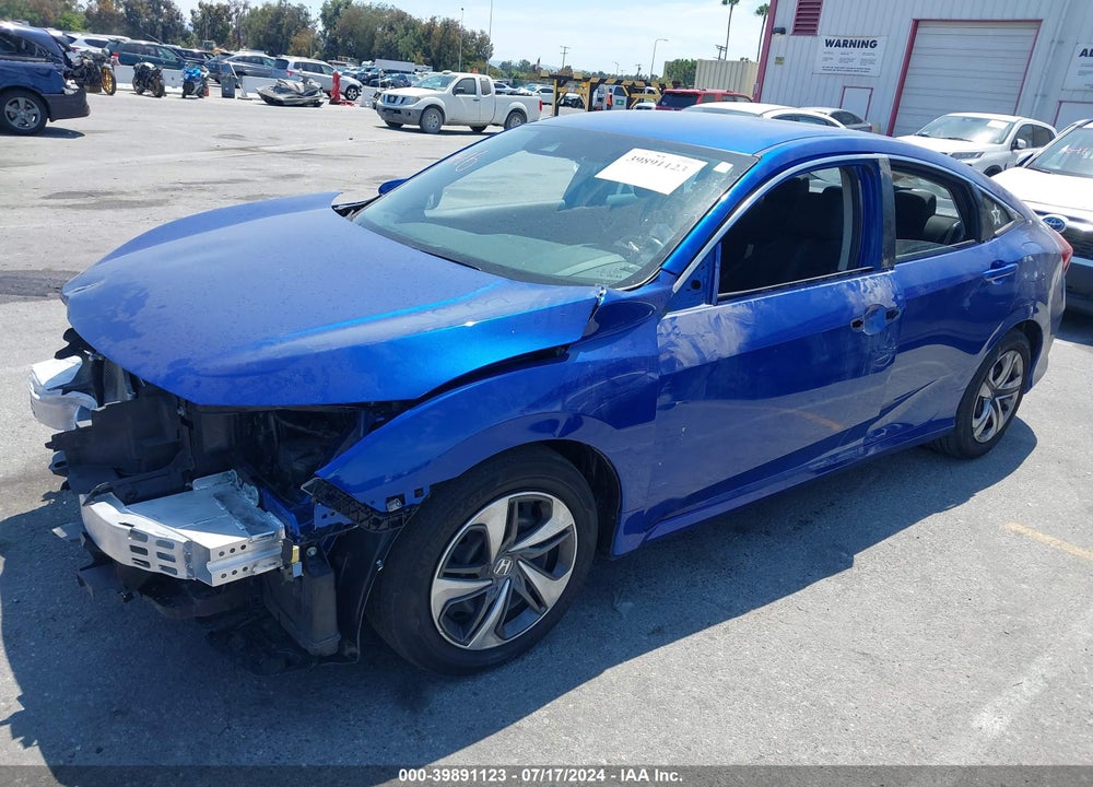 2020 HONDA CIVIC LX VIN: 2HGFC2F64LH597020