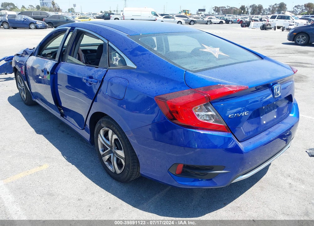 2020 HONDA CIVIC LX VIN: 2HGFC2F64LH597020