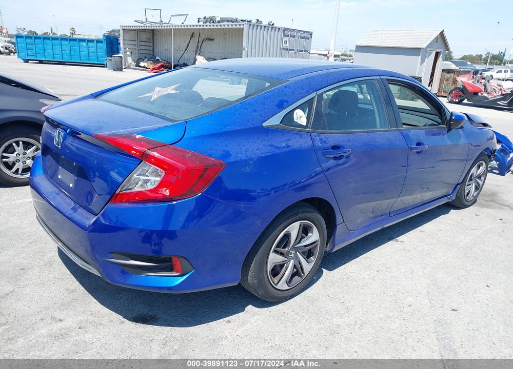 2020 HONDA CIVIC LX VIN: 2HGFC2F64LH597020