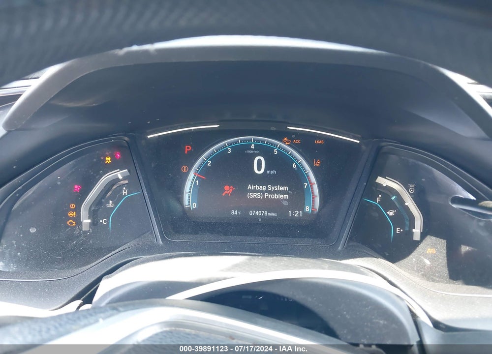 2020 HONDA CIVIC LX VIN: 2HGFC2F64LH597020