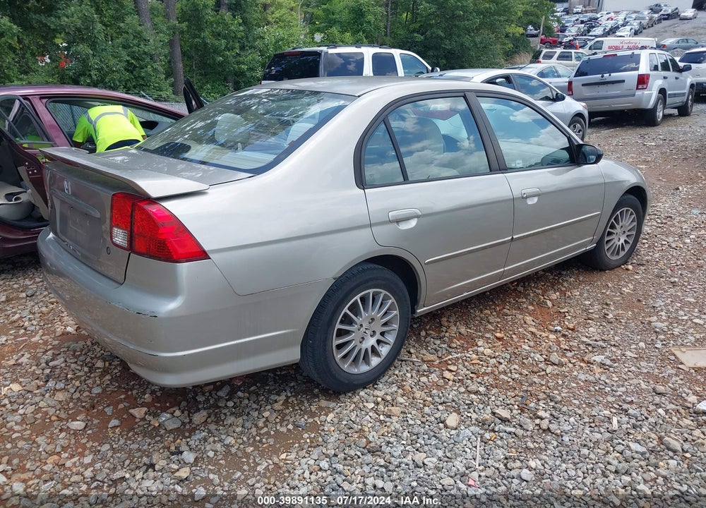 2005 HONDA CIVIC LX VIN: 2HGES16575H629445