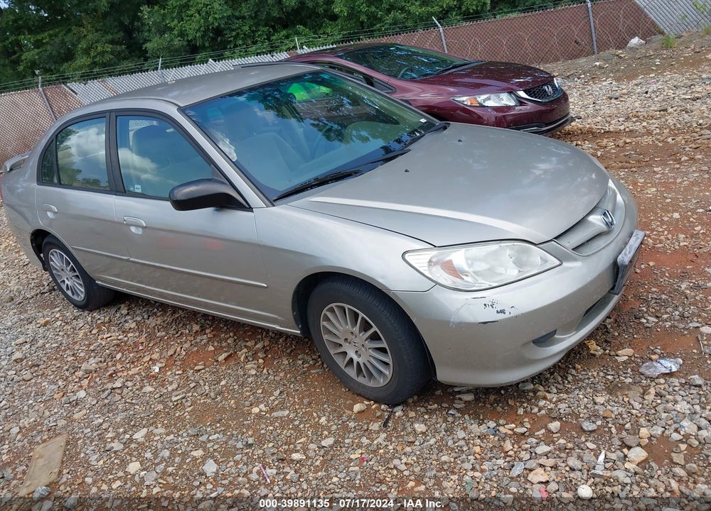2005 HONDA CIVIC LX VIN: 2HGES16575H629445