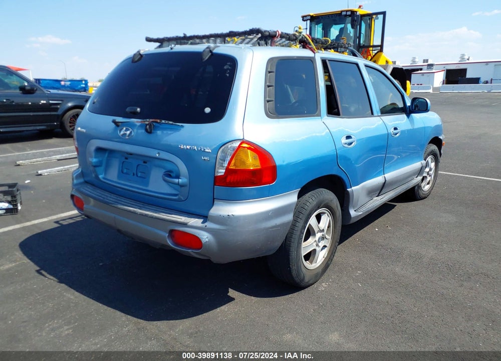 2004 HYUNDAI SANTA FE GLS VIN: KM8SC13DX4U689785