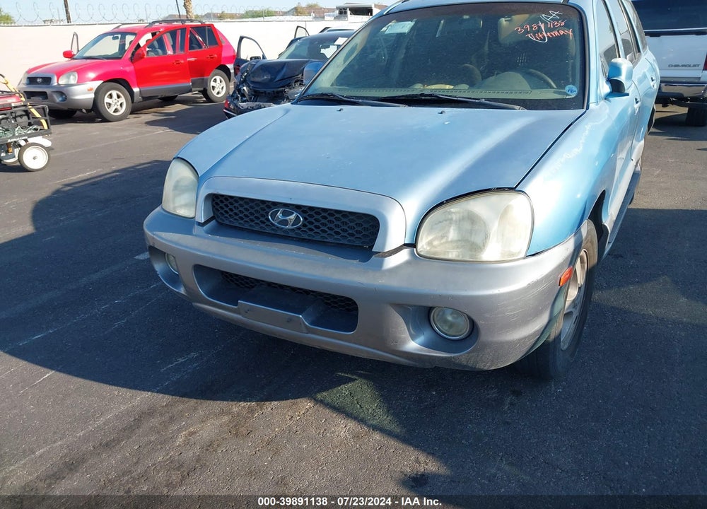 2004 HYUNDAI SANTA FE GLS VIN: KM8SC13DX4U689785