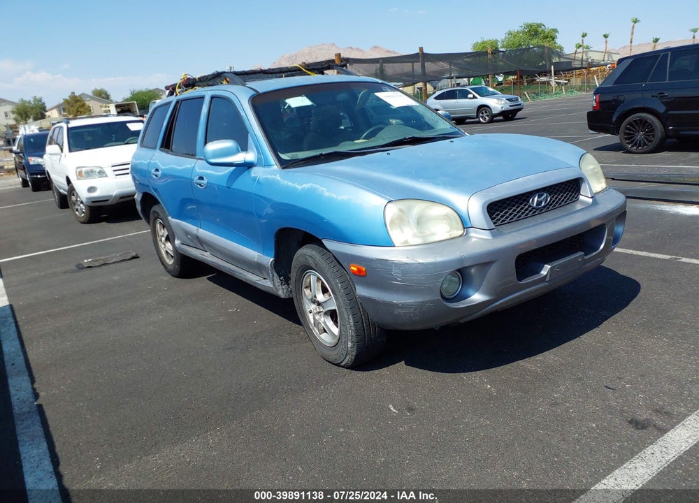 2004 HYUNDAI SANTA FE GLS VIN: KM8SC13DX4U689785