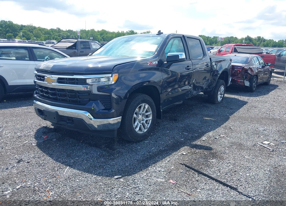 2022 CHEVROLET SILVERADO 1500 4WD STANDARD BED LT VIN: 1GCUDDED3NZ626847