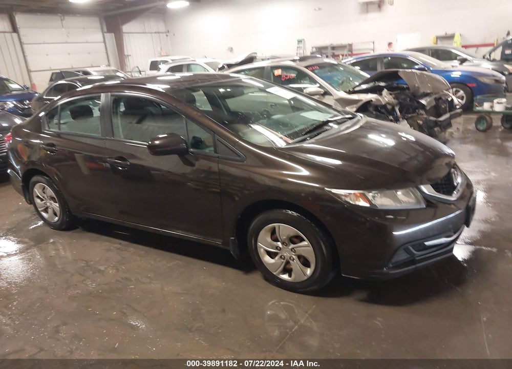2014 HONDA CIVIC LX VIN: 2HGFB2F59EH542642