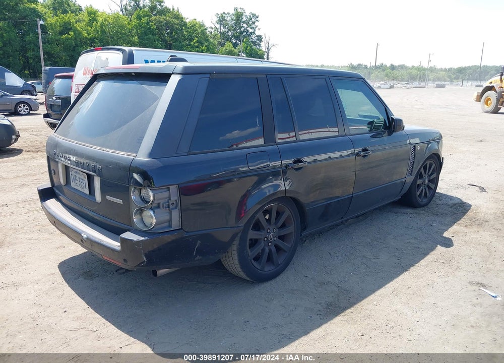 2006 LAND ROVER RANGE ROVER SUPERCHARGED VIN: SALMF13466A200851
