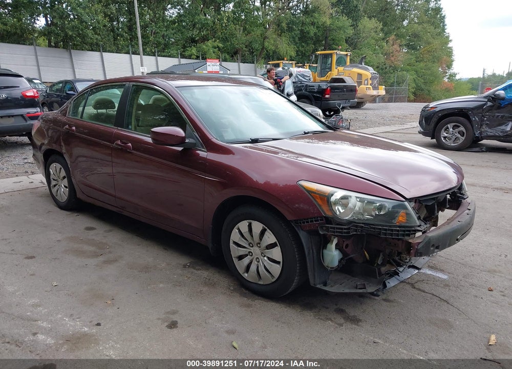2010 HONDA ACCORD 2.4 LX VIN: 1HGCP2F33AA092773