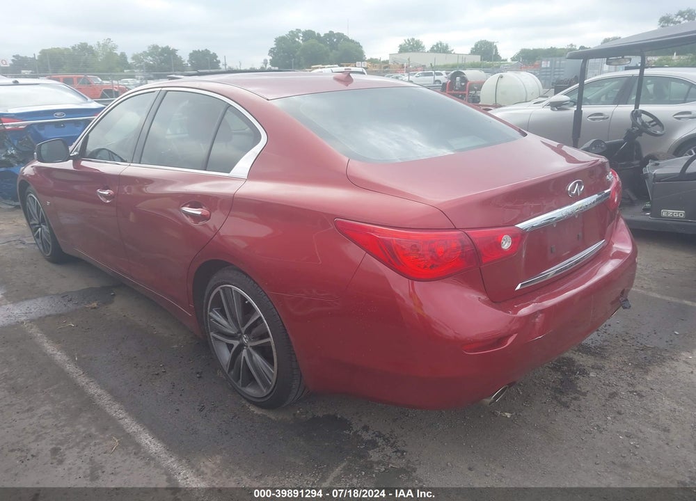 2014 INFINITI Q50 SPORT VIN: JN1BV7AP5EM675912