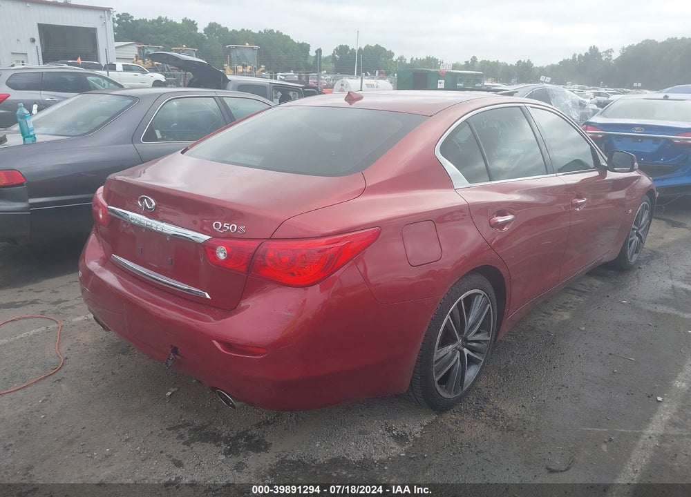 2014 INFINITI Q50 SPORT VIN: JN1BV7AP5EM675912