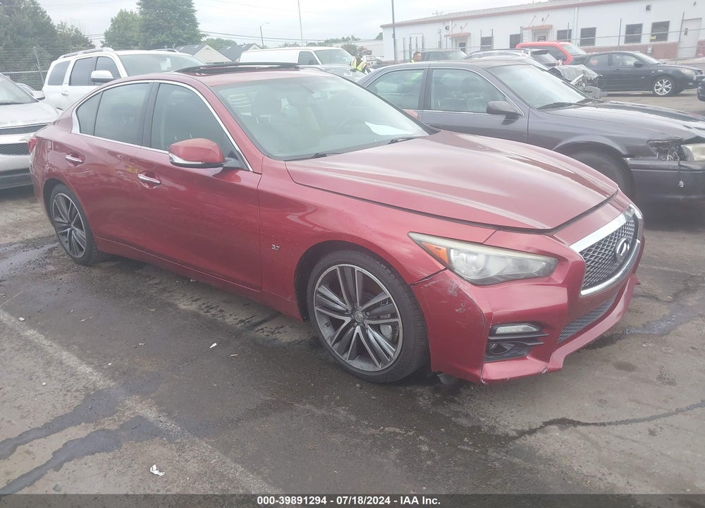 2014 INFINITI Q50 SPORT VIN: JN1BV7AP5EM675912