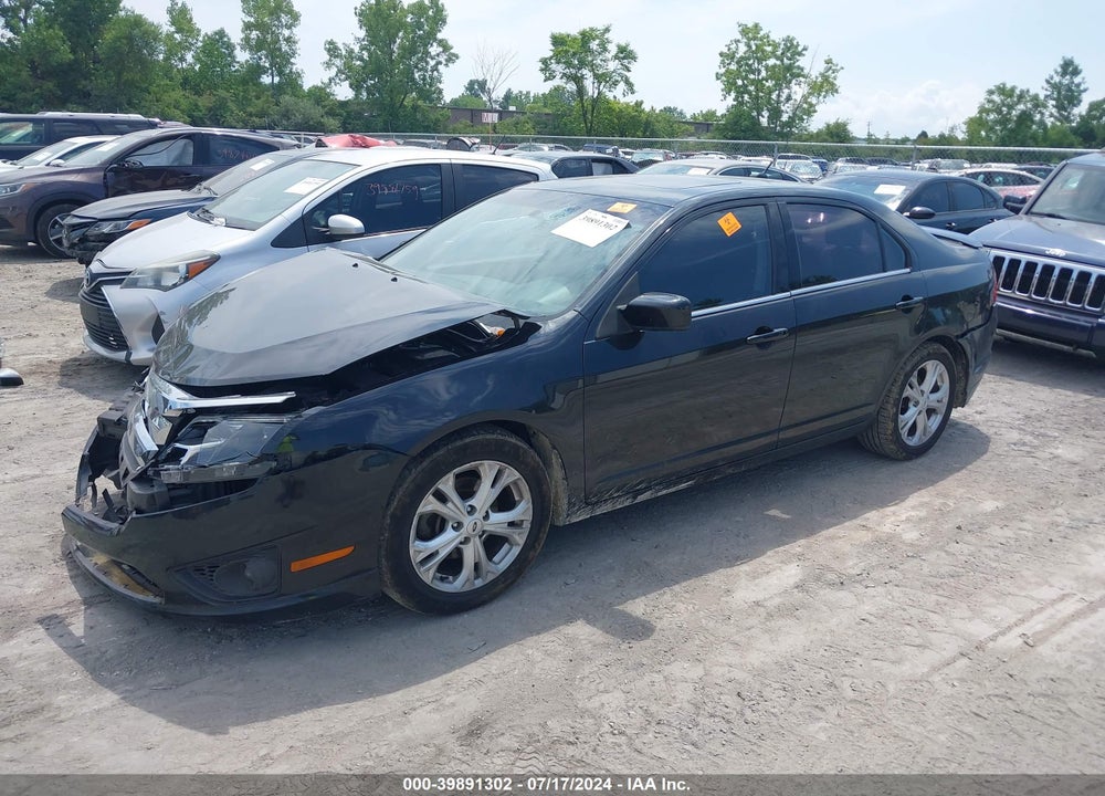 2012 FORD FUSION SE VIN: 3FAHP0HA1CR432134