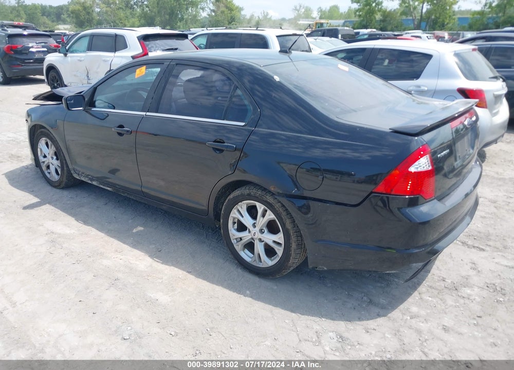 2012 FORD FUSION SE VIN: 3FAHP0HA1CR432134