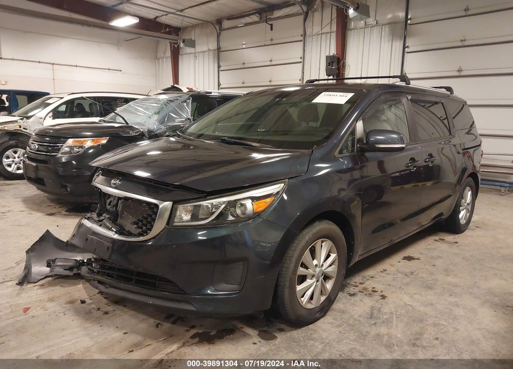 2016 KIA SEDONA LX VIN: KNDMB5C12G6142807