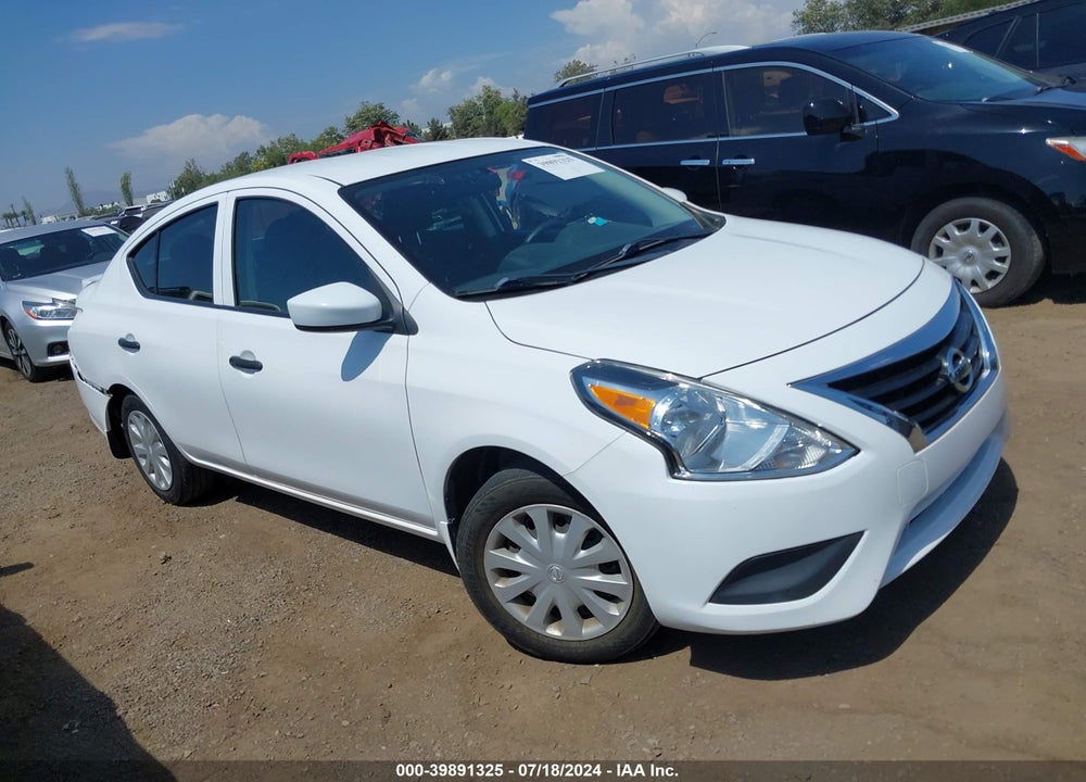 2019 NISSAN VERSA 1.6 S+ VIN: 3N1CN7AP6KL820739