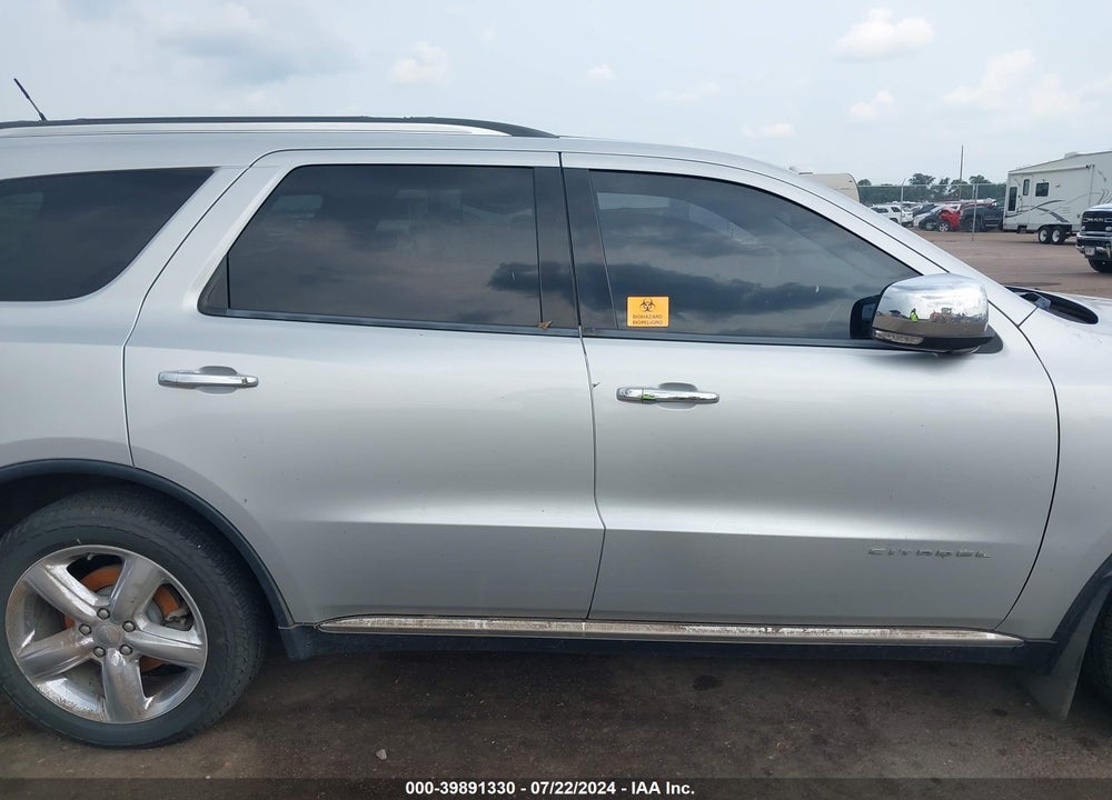 2013 DODGE DURANGO CITADEL VIN: 1C4SDJET8DC602462