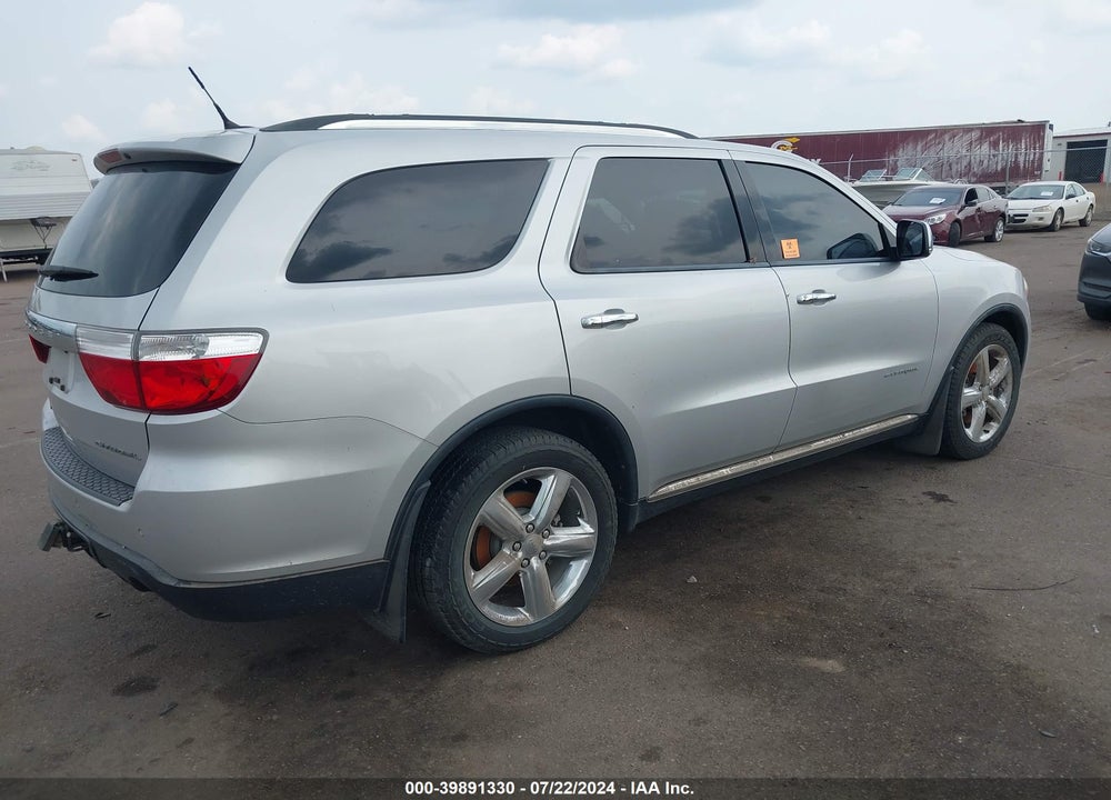 2013 DODGE DURANGO CITADEL VIN: 1C4SDJET8DC602462