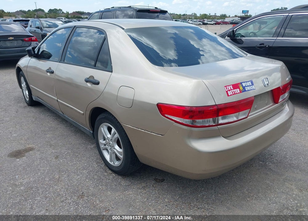 2004 HONDA ACCORD 2.4 DX VIN: 1HGCM55144A105819