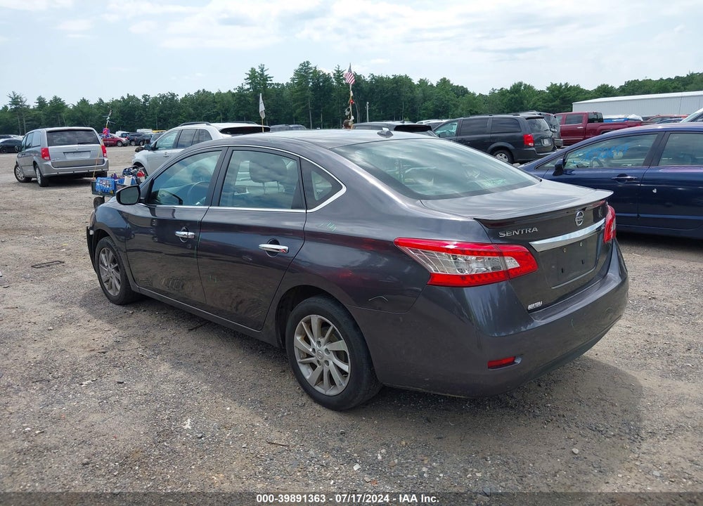 2015 NISSAN SENTRA SV VIN: 3N1AB7AP4FY303108