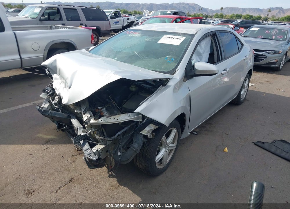 2014 TOYOTA COROLLA LE VIN: 5YFBURHE6EP138561