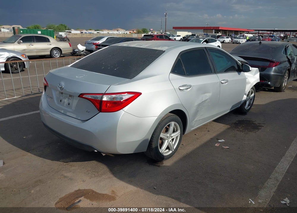 2014 TOYOTA COROLLA LE VIN: 5YFBURHE6EP138561