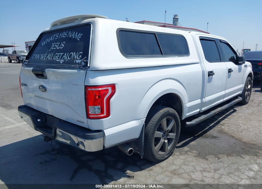 2016 FORD F-150 XLT VIN: 1FTEW1CF9GKD19504