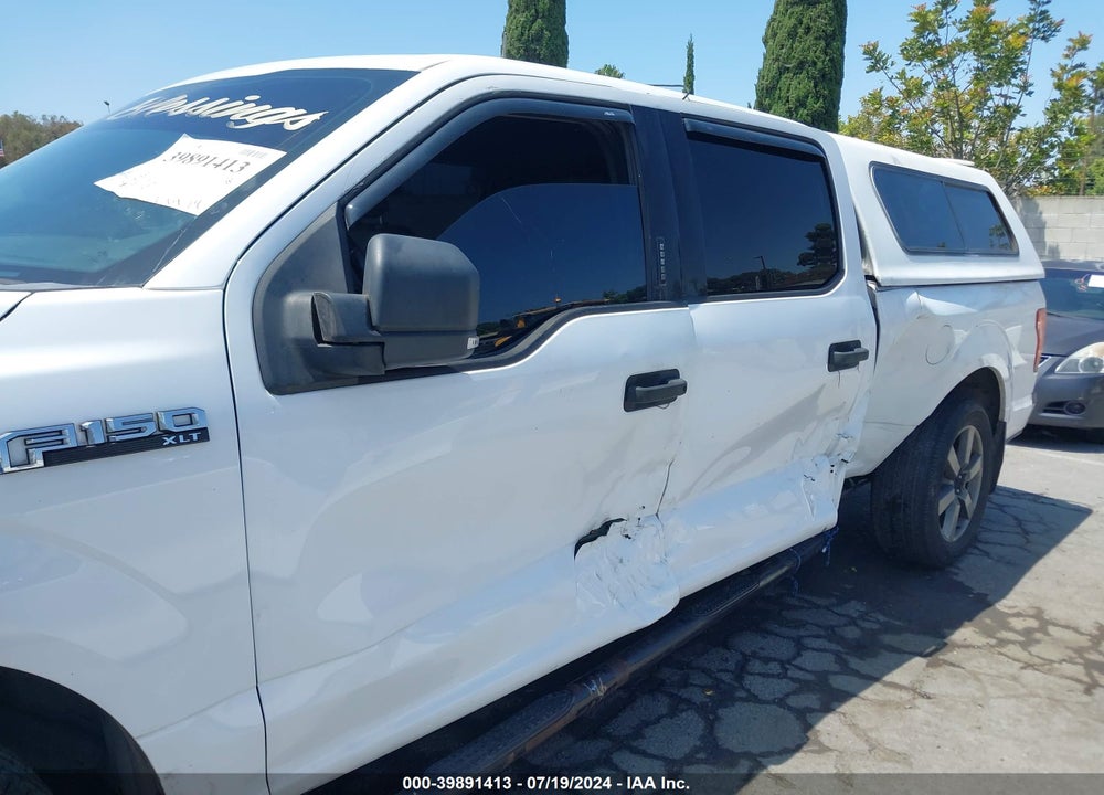 2016 FORD F-150 XLT VIN: 1FTEW1CF9GKD19504
