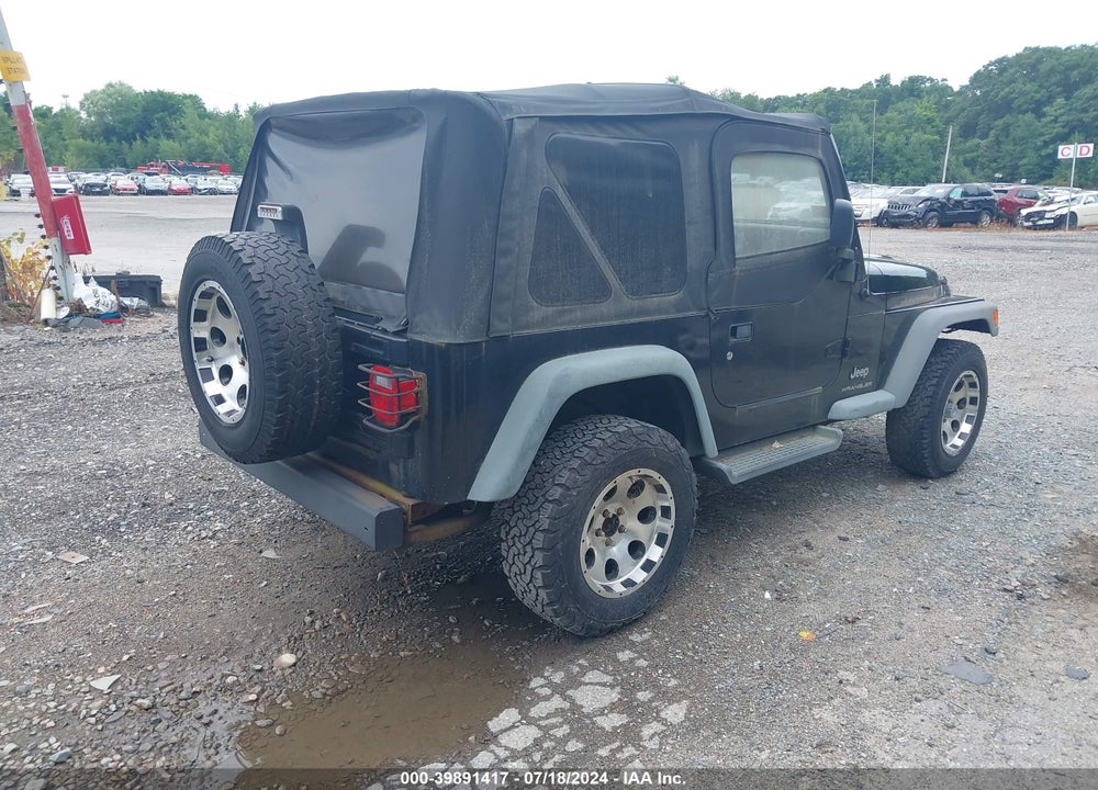 2006 JEEP WRANGLER SE VIN: 1J4FA29156P766752