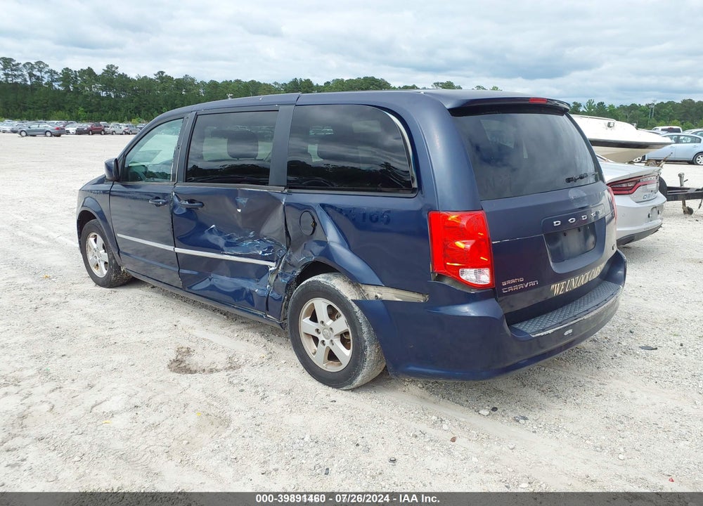 2013 DODGE GRAND CARAVAN SXT VIN: 2C4RDGCG6DR527484
