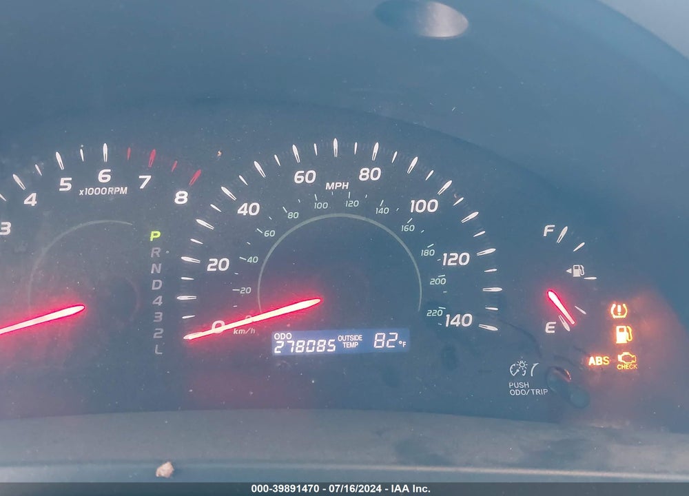 2007 TOYOTA CAMRY CE VIN: 4T1BE46KX7U535989
