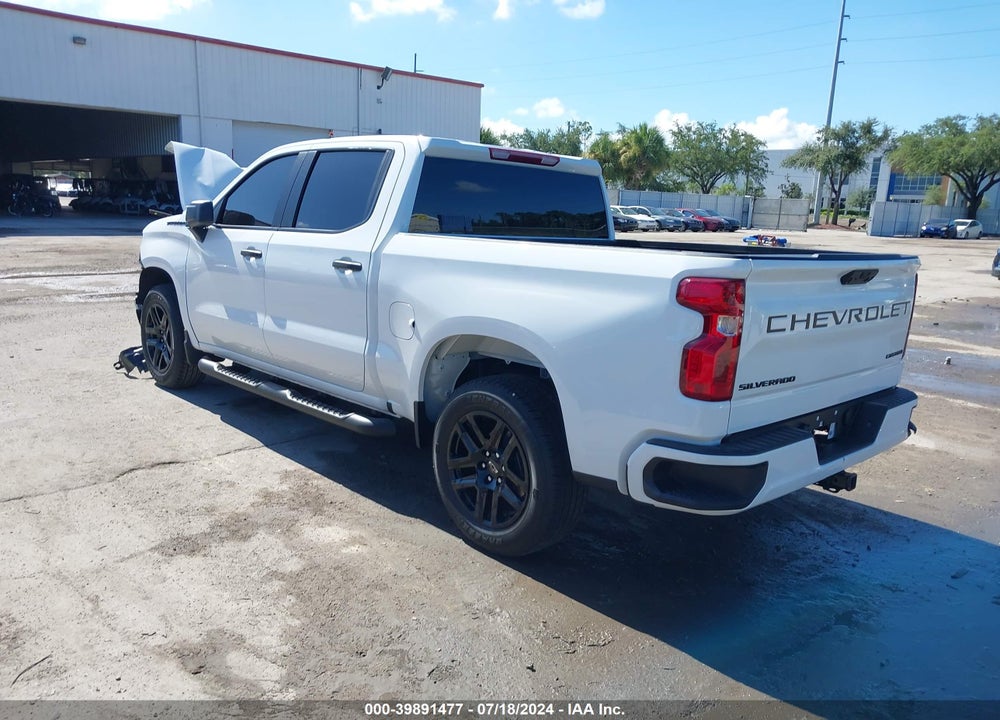 2024 CHEVROLET SILVERADO 1500 2WD SHORT BED CUSTOM VIN: 1GCPABEK6RZ297771