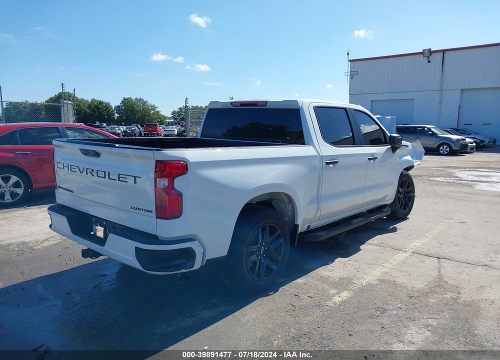 2024 CHEVROLET SILVERADO 1500 2WD SHORT BED CUSTOM VIN: 1GCPABEK6RZ297771