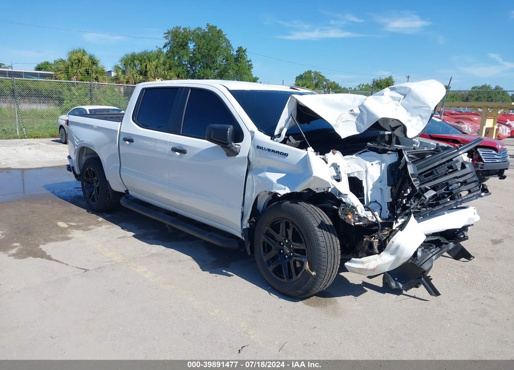 2024 CHEVROLET SILVERADO 1500 2WD SHORT BED CUSTOM VIN: 1GCPABEK6RZ297771